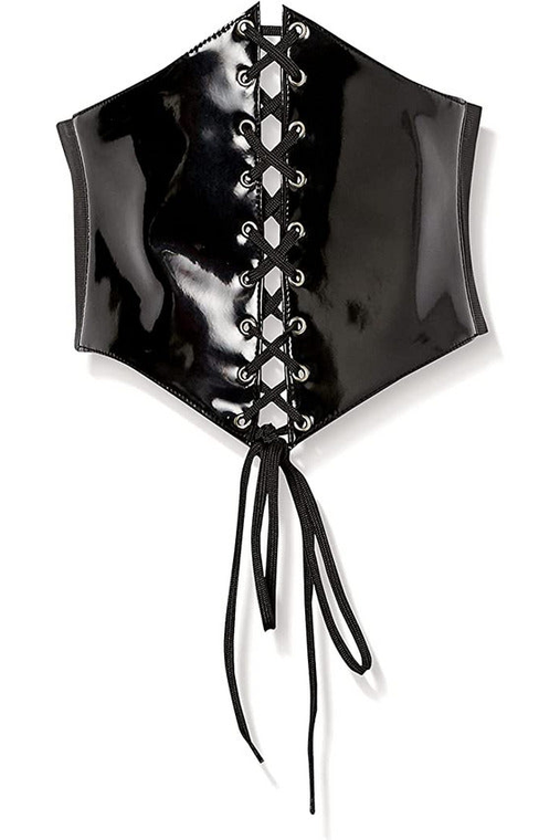 Lavish Patent PVC Corset Belt Cincher