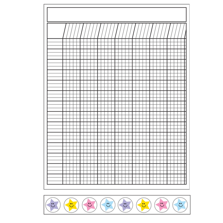 4 Piece Classroom Incentive Chart and Sticker Set