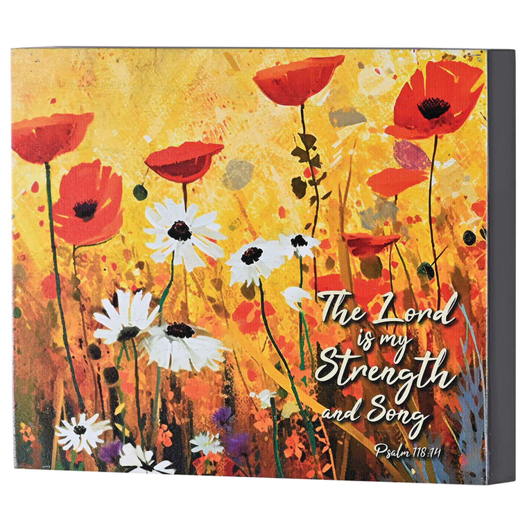 Tabletop Plaque The Lord Is My Strength