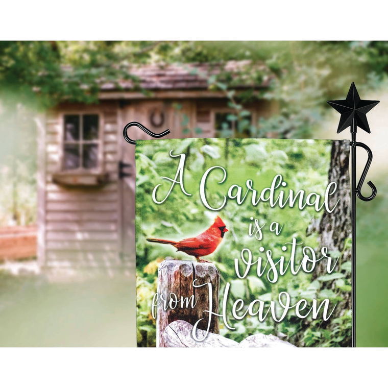 Blessed Cardinal Print Garden Flag