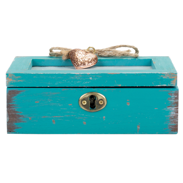 Petite Locket Music Box Masterpiece Teal