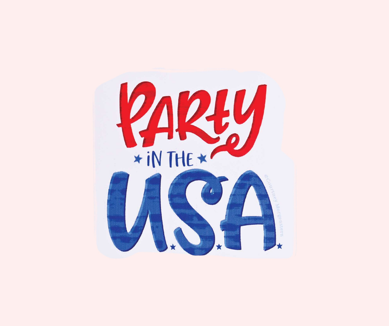 Sticker Party In The USA