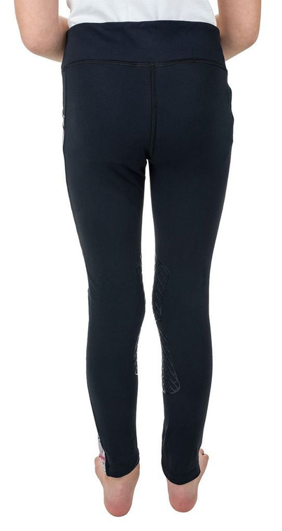 TuffRider Kids Minerva 3 Season Printed Knee Patch Tights