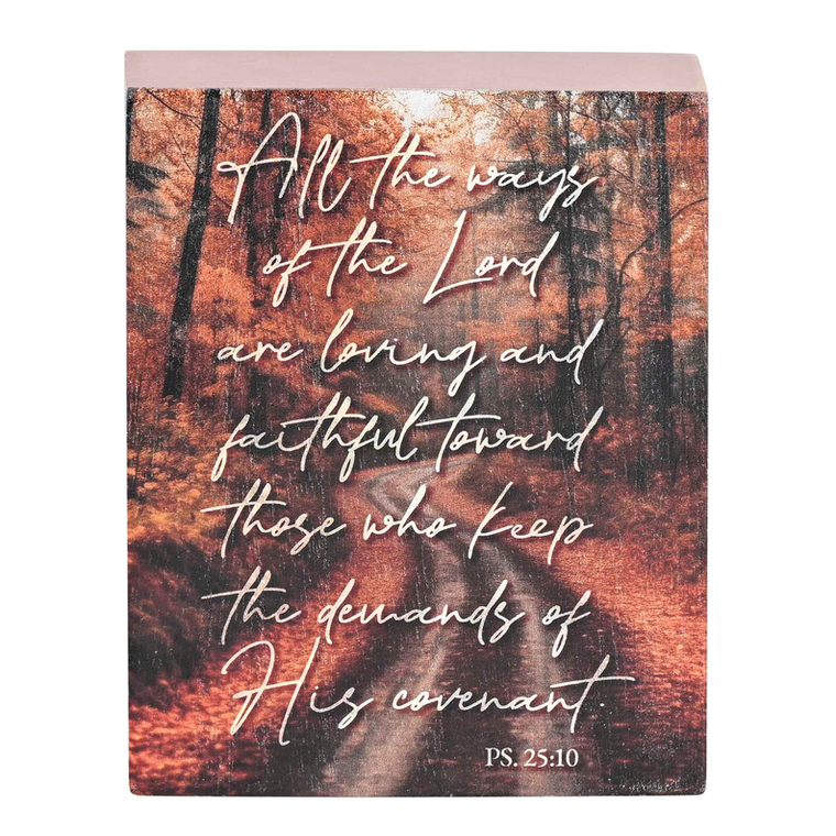 Tabletop Plaque All The Ways of the 3x4