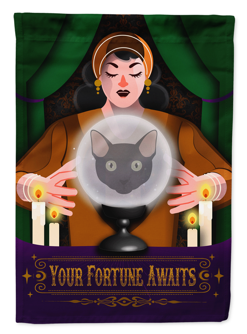 Mandalay Cat Halloween Garden Flag