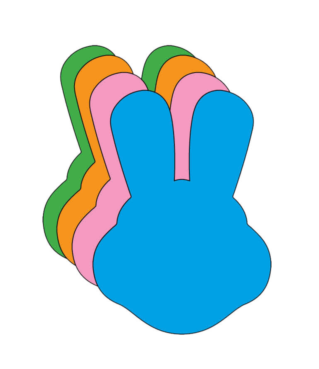 Large Assorted Color Creative Foam Cut-Outs