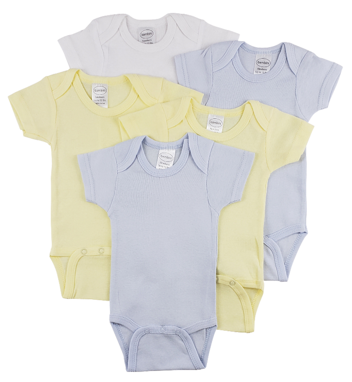 Bambini Short Sleeve One Piece 5 Pack