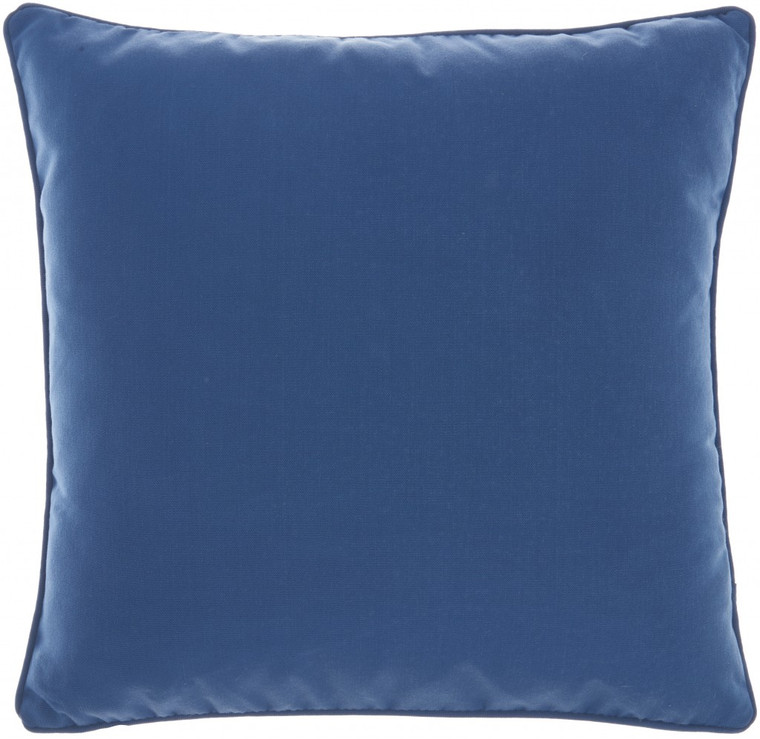 Royal Blue Velour Throw Pillow - 4512822834917
