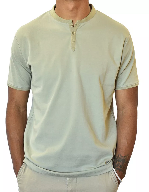 Short Sleeve Henley