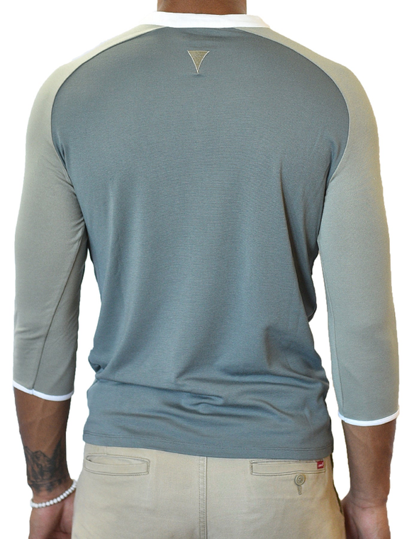 3/4 Sleeve Henley