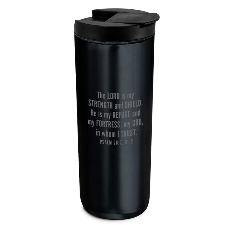 Tumbler Black 20 Oz In God We Trust