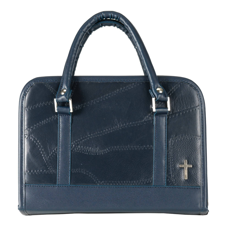 Bible Cov Patchwork Lthr Print