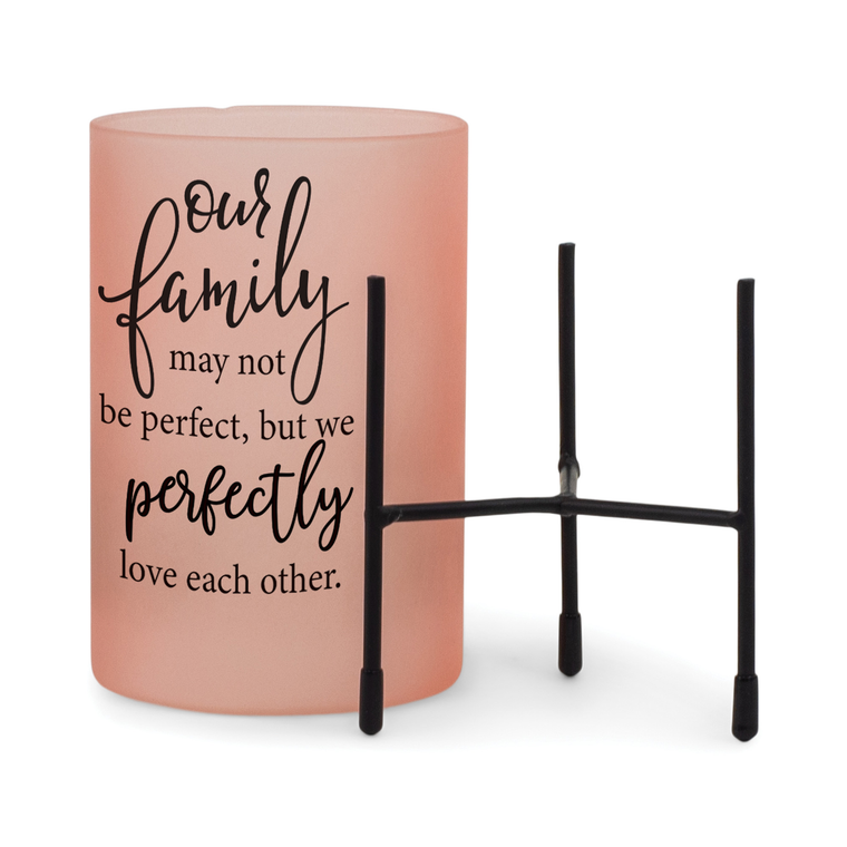Hurricane Candleholder Our Family May