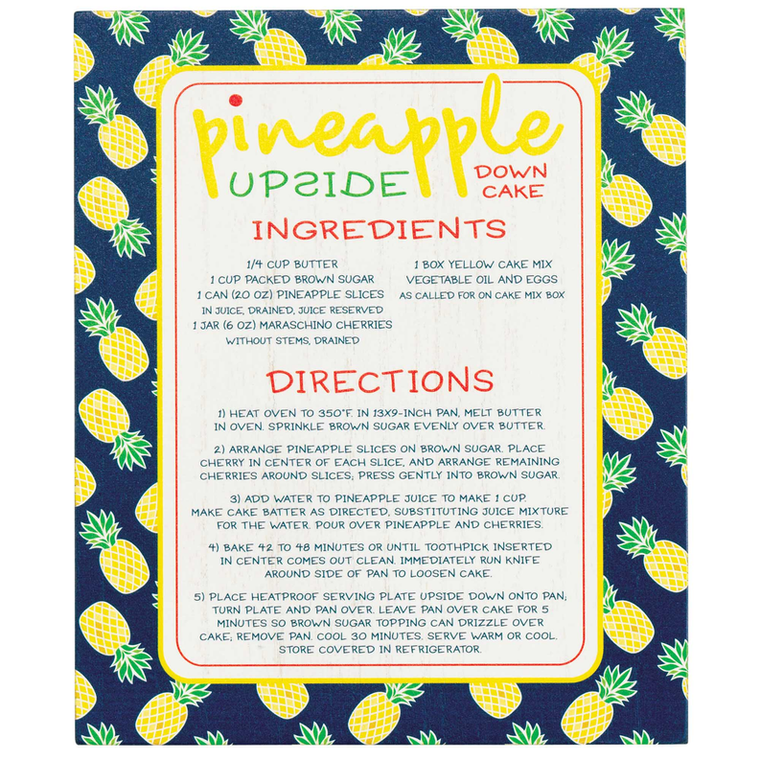 Tabletop Plaque Pineapple