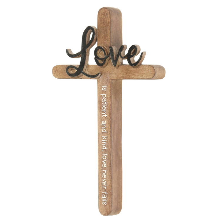 Wall Cross Love Resin
