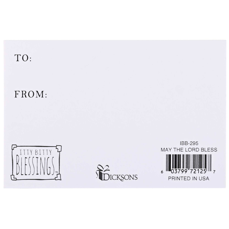 Itty Bitty Card May The Lord Bless You