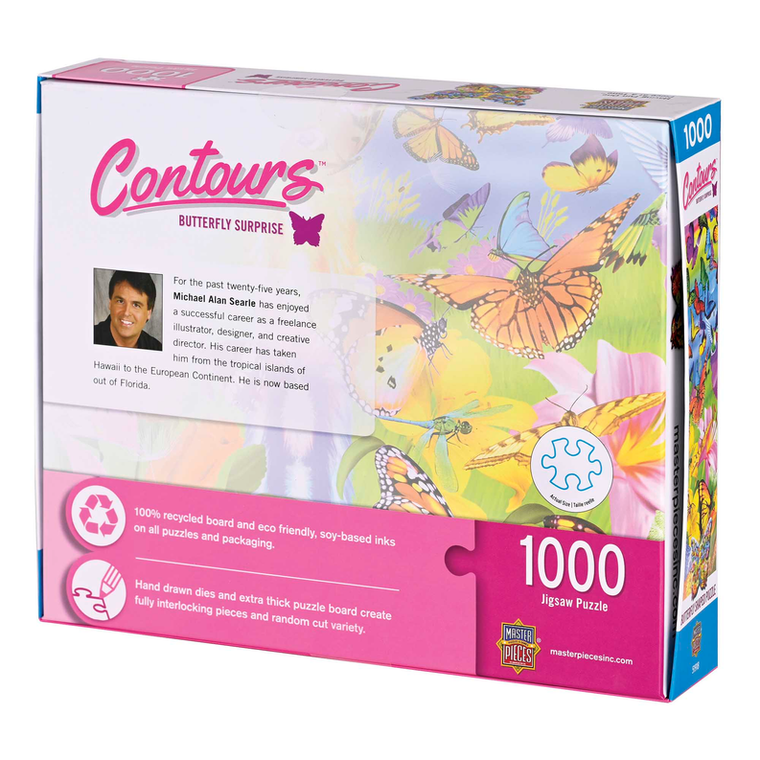 Jigsaw Puzzle 1000 Pc Butterfly Shaped