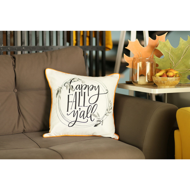 Set of 2 18" Thanksgiving Quote Throw Pillow Cover in Multicolor - 4512822898223