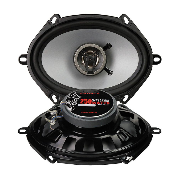 Crunch 5x7"-6x8" Coaxial Speaker 250w Max - 806576222101