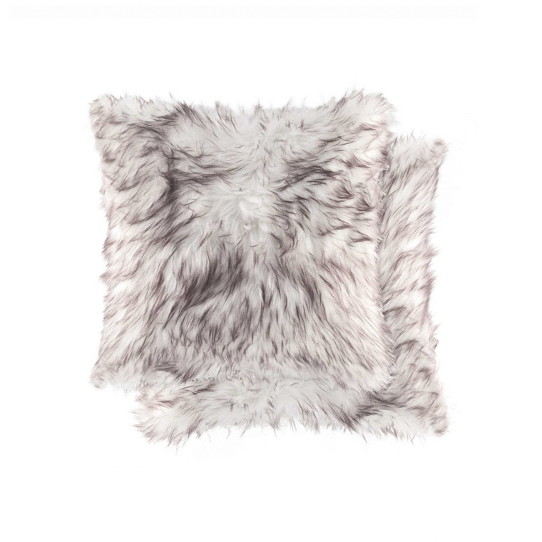 18" X 18" X 5" Gradient Chocolate Faux Pillow 2 Pack - 614486180134