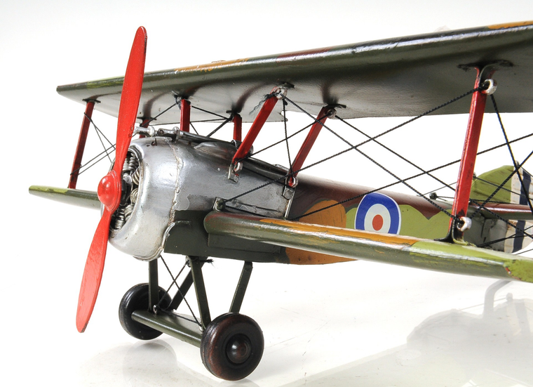 c1916 Sopwith Camel World War Plane Model Sculpture