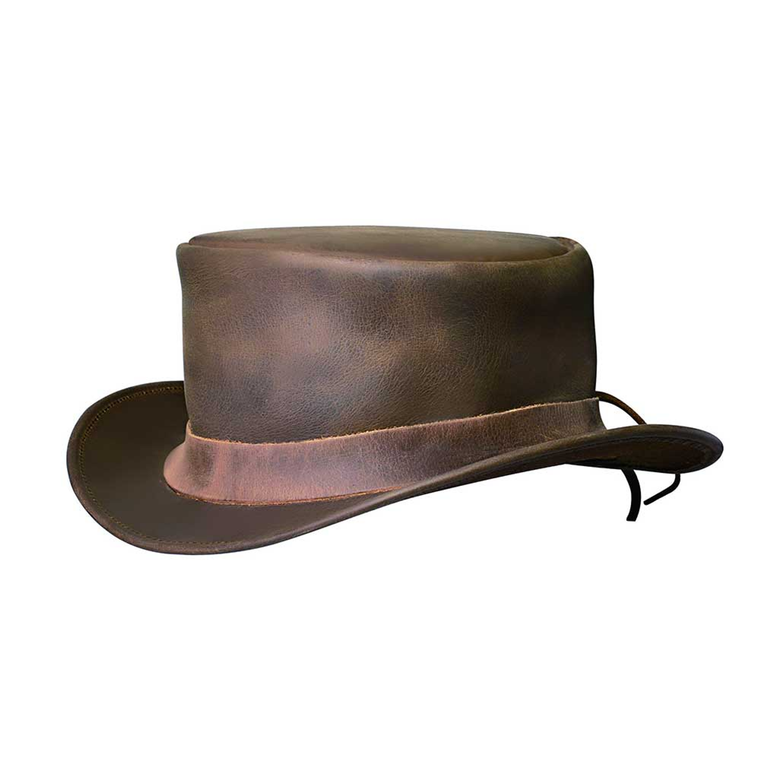 9233.00 - Mens Premium Leather Top Hat