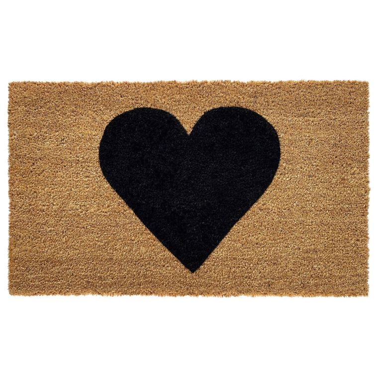 Calloway Mills Black Heart Doormat