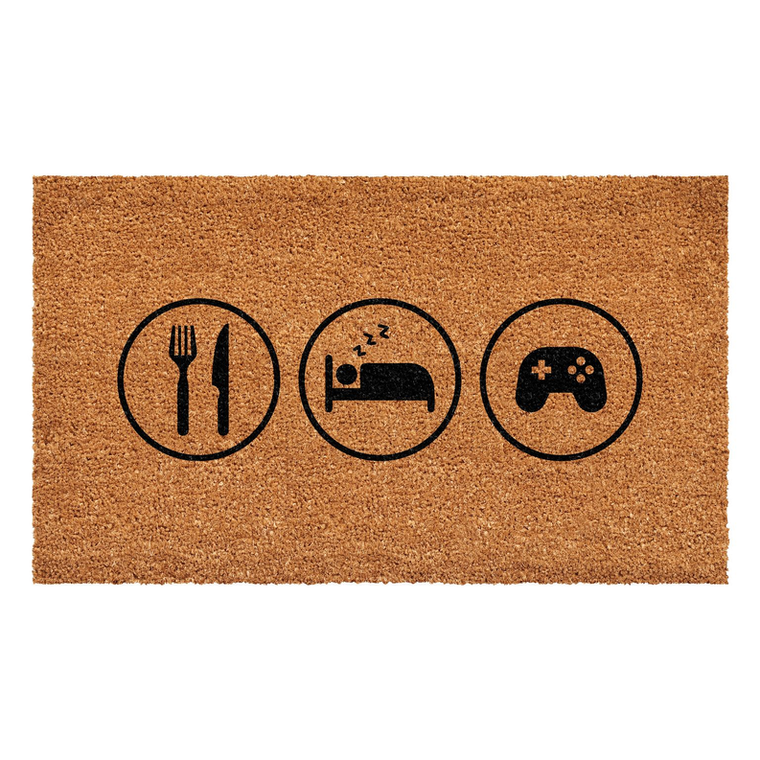 Calloway Mills Eat Sleep Games Doormat