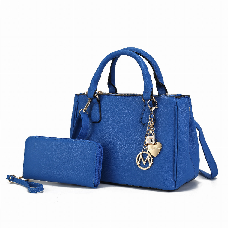 Ruth Vegan Leather Women's Satchel Bag with Wallet