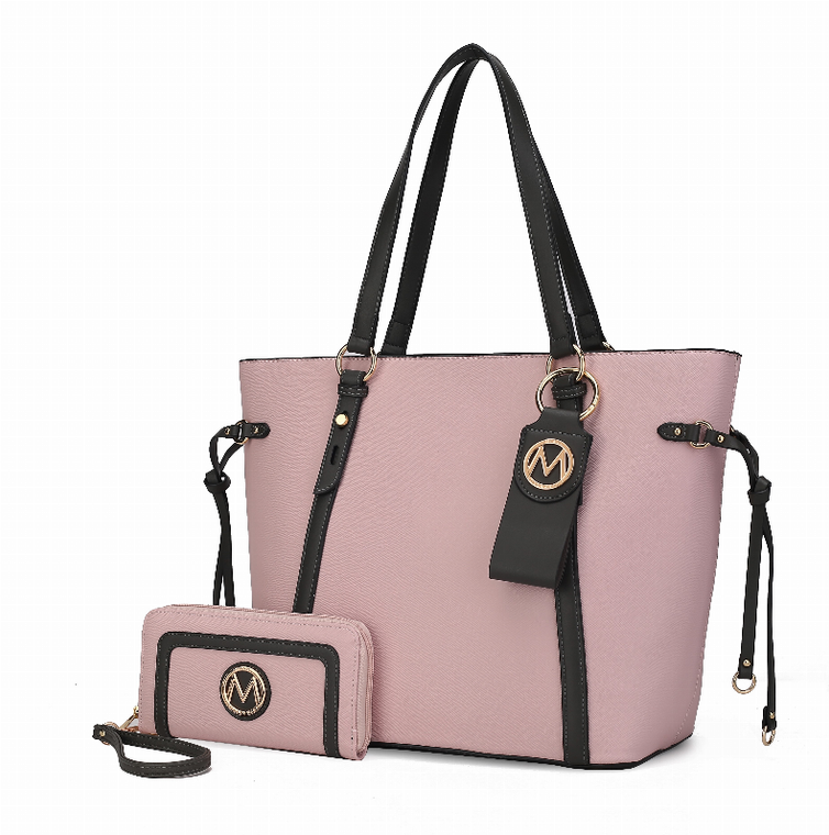 Kioea Tote with Wallet & Detachable Key-Ring Set