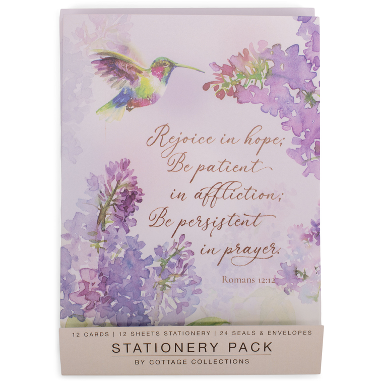 Stationery Set Linen Birds Friendship