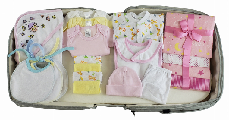 Bambini Baby Clothing Starter Set with Diaper Bag