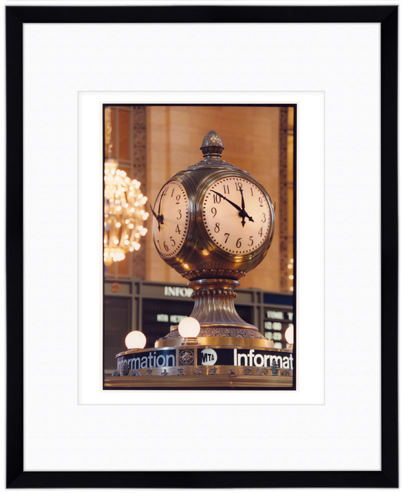 Courtside Market Grand Central - Information Booth & Clock Framed Art
