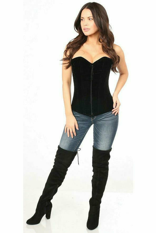 Lavish Velvet Overbust Corset