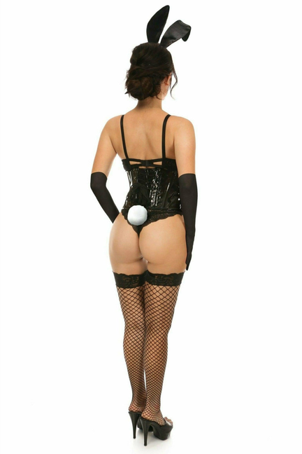 Lavish PVC Bunny Corset Costume