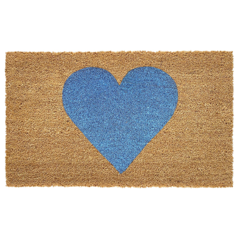 Calloway Mills Blue Heart Doormat