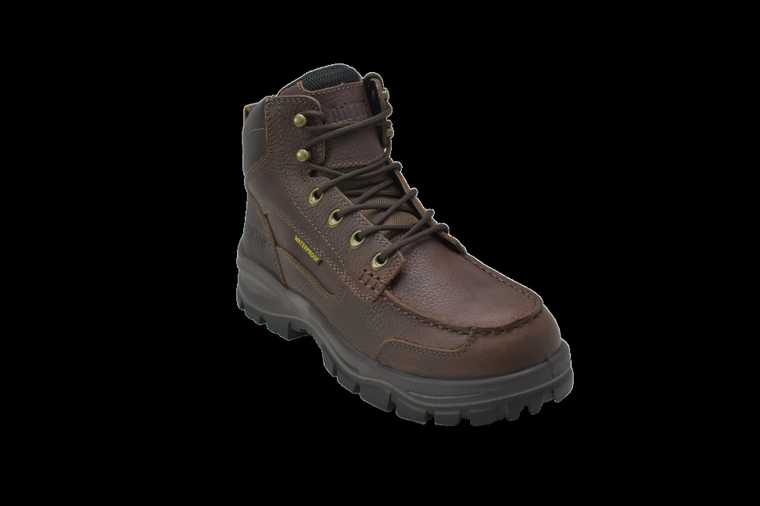 Men 6" Tumbled Leather Moc Soft Toe Waterproof Work