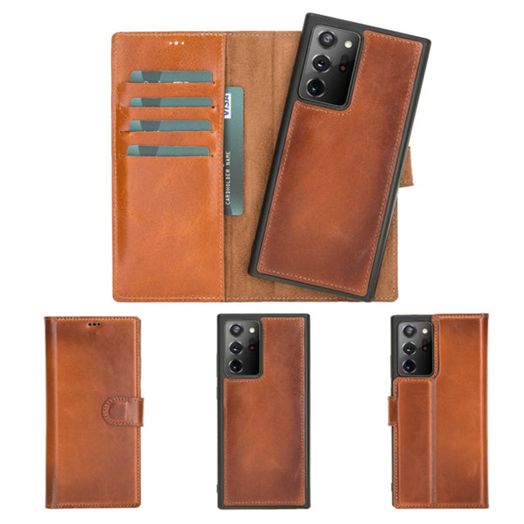Buffalo Leather Samsung Galaxy Note 20 Ultra Wallet with Detachable Case