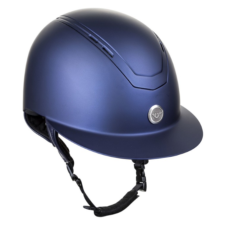 TuffRider Guardian Matte Wide Brim Helmet- Black- Small