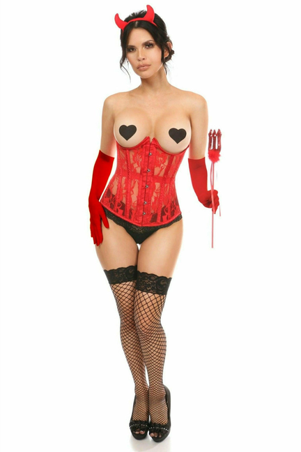 Lavish Sexy Devil Corset Costume