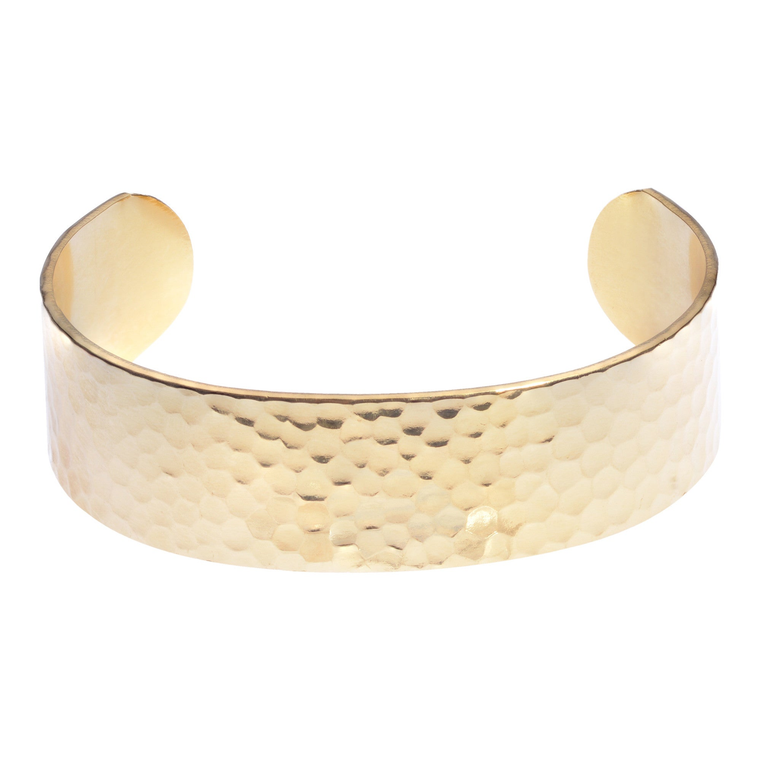 3/4 Inch Hammered Cuff