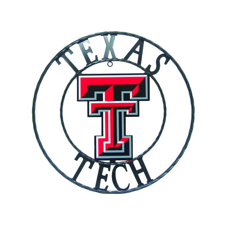 Texas Tech University "Double T" Wrought Iron Wall Decor