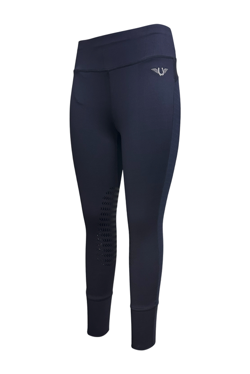 TuffRider Ladies Marathon Riding Tights-Charcoal-XS