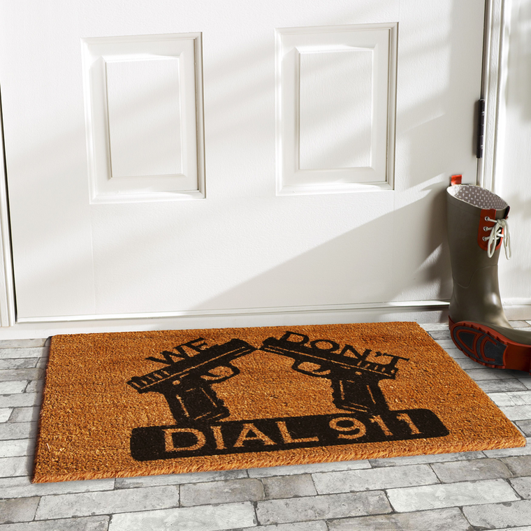 Calloway Mills Dial 911 Doormat