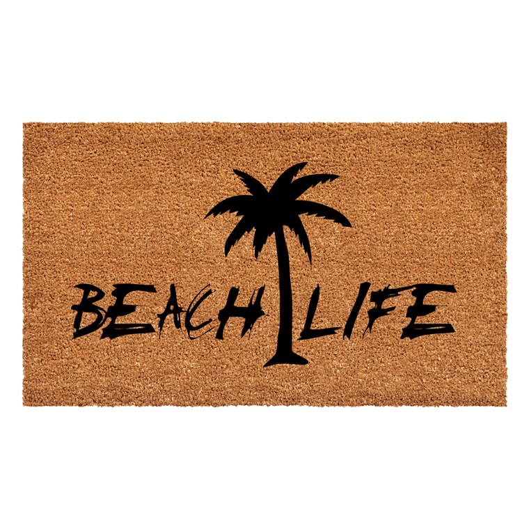 Calloway Mills Beach Life Palm Tree Doormat
