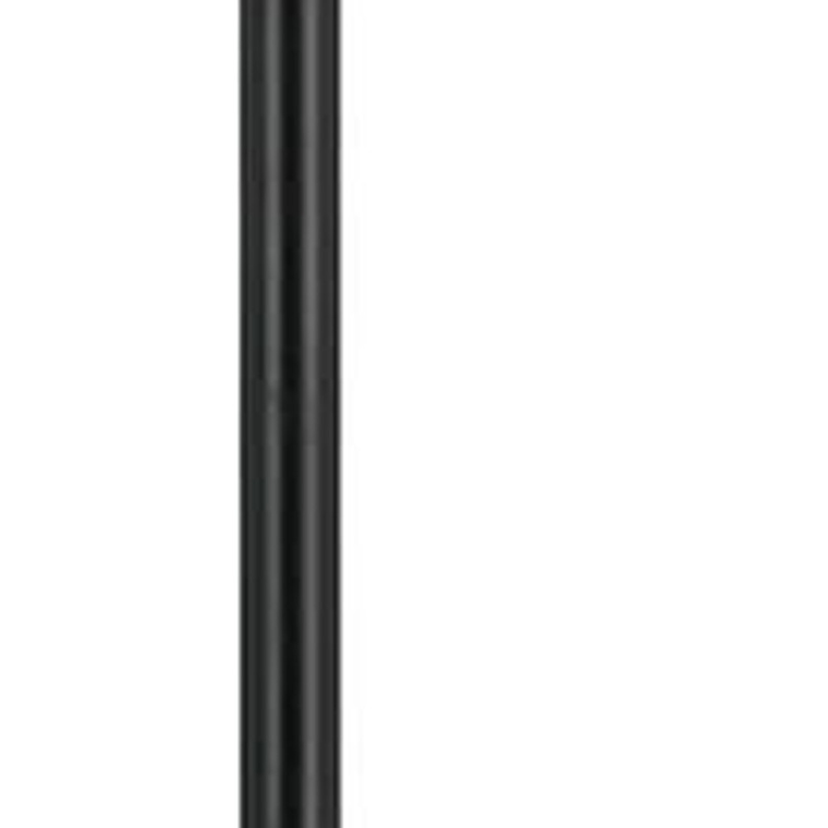 60" Bronze Traditional Shaped Floor Lamp With Tan Square Shade