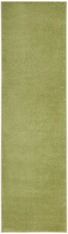 2' X 6' Green Non Skid Indoor Outdoor Runner Rug - 606114456315