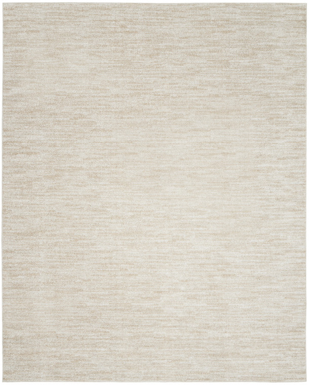 9' X 12' Ivory And Beige Non Skid Indoor Outdoor Area Rug - 606114456551