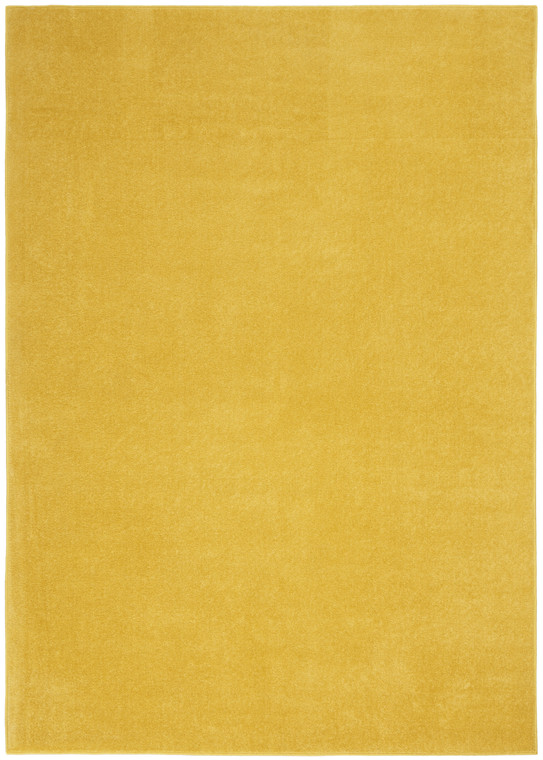 5' X 7' Yellow Non Skid Indoor Outdoor Area Rug - 606114457275