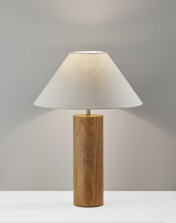 Canopy Natural Wood Block Table Lamp - 4512839455617